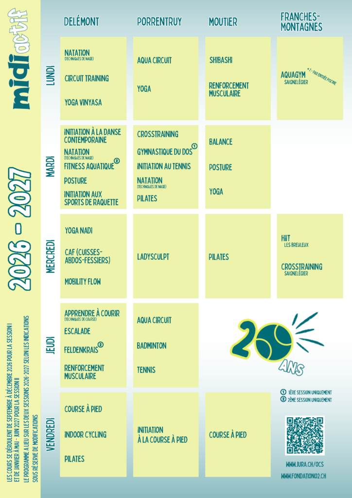 Verso Programme Midi Actif Web Verso 2026-2027 Fondation O2