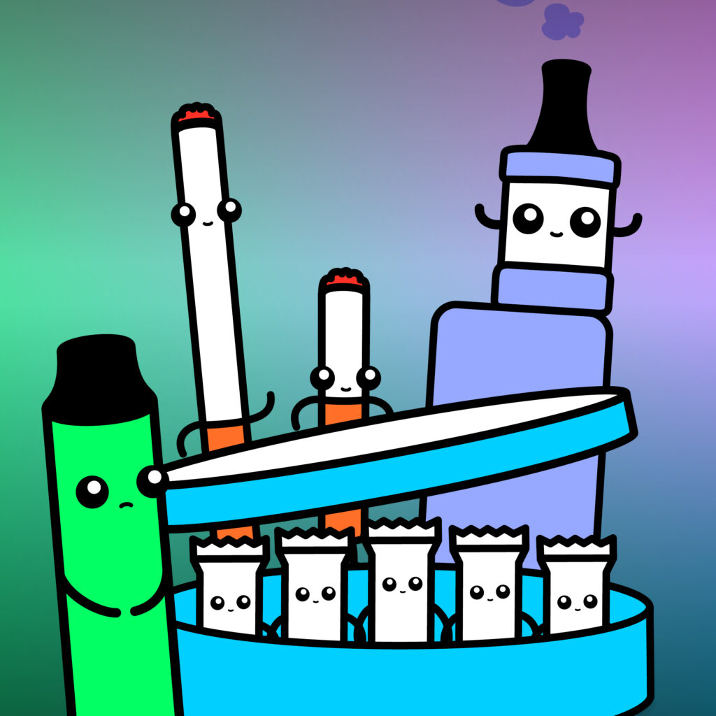 Illustration Nicotine Gang Fondation O2